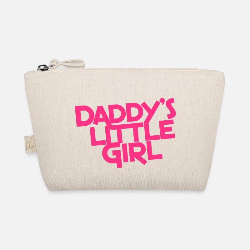 Kleines Mädchen des Vatis Bio-Täschchen