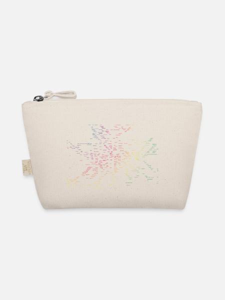 Berlin map subway stations - Organic Pouch - nature - Front