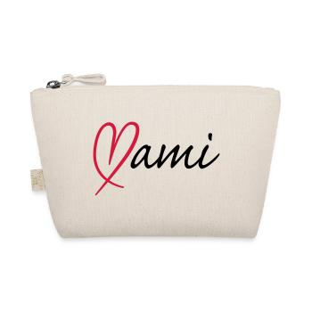 Mami Herz | Heart - Organic Pouch - nature - Front