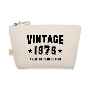 VINTAGE 1975 - Birthday - Aged To Perfection - Bio-Täschchen - Natur - Vorne