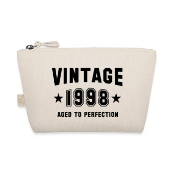 VINTAGE 1998 - Birthday - Aged To Perfection - Bio-Täschchen - Natur - Vorne