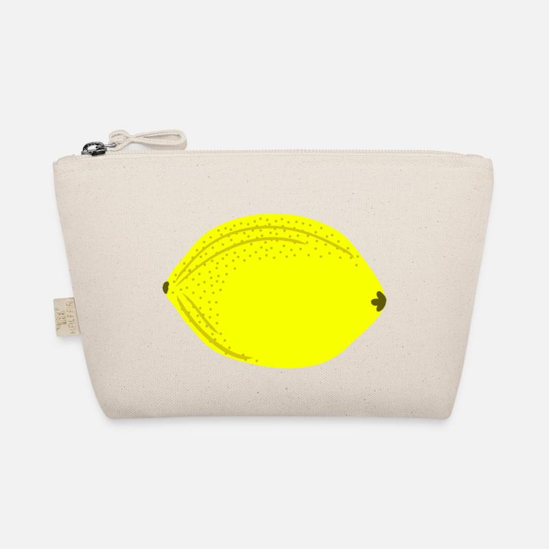 Knall Gelbe Zitrone, Obst, Geschenkidee Bio-Täschchen