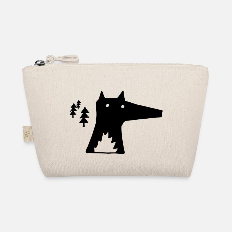 Fox forest drawing Organic Pouch