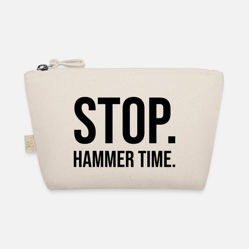 Stop Hammer time Bio-Täschchen