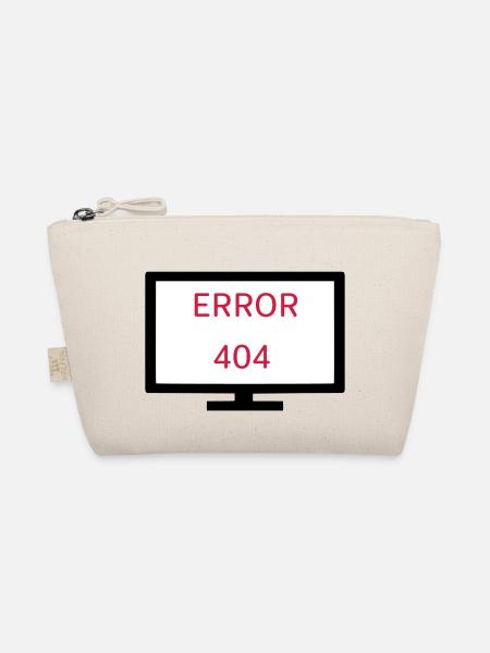 Computer Error 404 - Organic Pouch - nature - Front