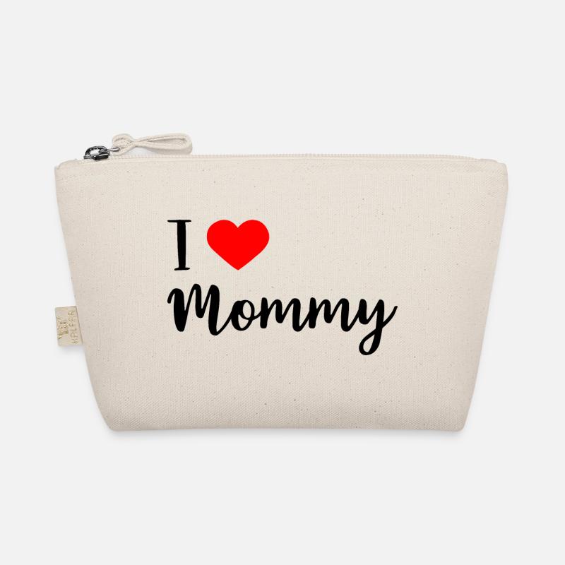 i love mommy - Bio-Täschchen - Natur