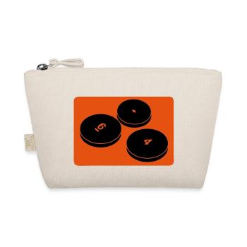 petit2 puck board game club logo - Organic Pouch - nature - Front