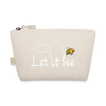 Biene Let it be - Bio-Täschchen - Natur - Vorne
