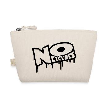 No Excuses - Bio-Täschchen - Natur - Vorne