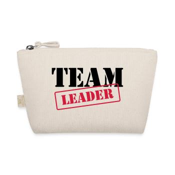[ Team Leader ] - Bio-Täschchen - Natur - Vorne
