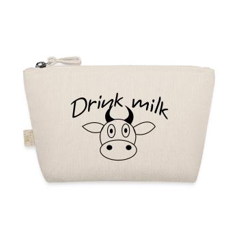 drink milk - Bio-Täschchen - Natur - Vorne