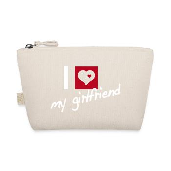 i love my girlfriend - Bio-Täschchen - Natur - Vorne