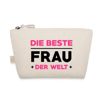 Liebe / Braut / Bräutigam / Frau / Ehe / Love - Bio-Täschchen - Natur - Vorne