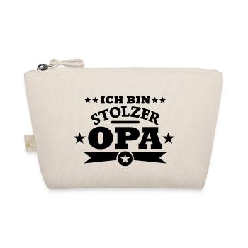 Stolzer Opa - Bio-Täschchen - Natur - Vorne