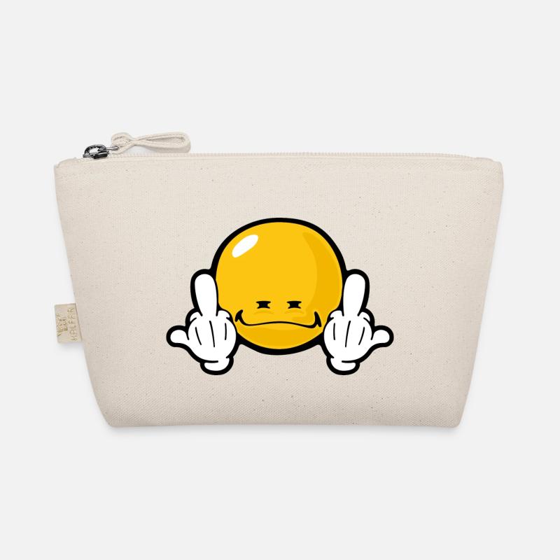 Smiley Anger Obnoxious Organic Pouch