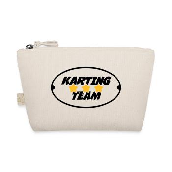 Go-Kart / Karting / Kart / Fahrer - Bio-Täschchen - Natur - Vorne