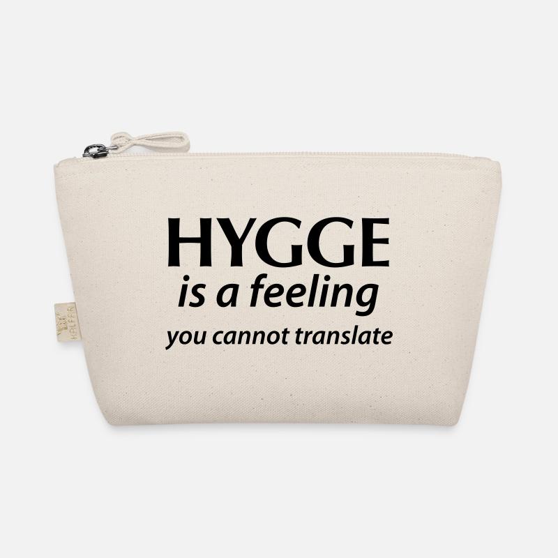 Hygge is a Feeling You cannot translate Glück Yes! Bio-Täschchen