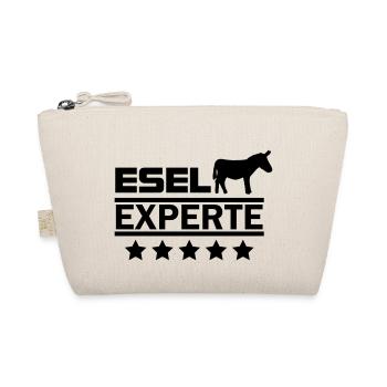 Esel Experte - Bio-Täschchen - Natur - Vorne