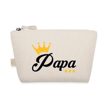 Dad Daddy Papa Vati Vater Father's Day Baby - Organic Pouch - nature - Front