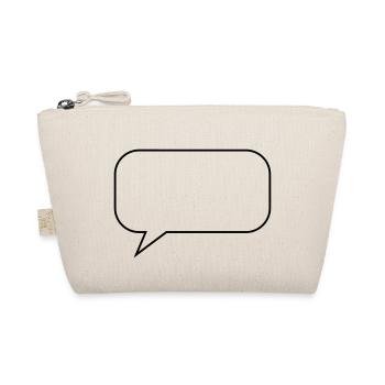 bubble design - Organic Pouch - nature - Front