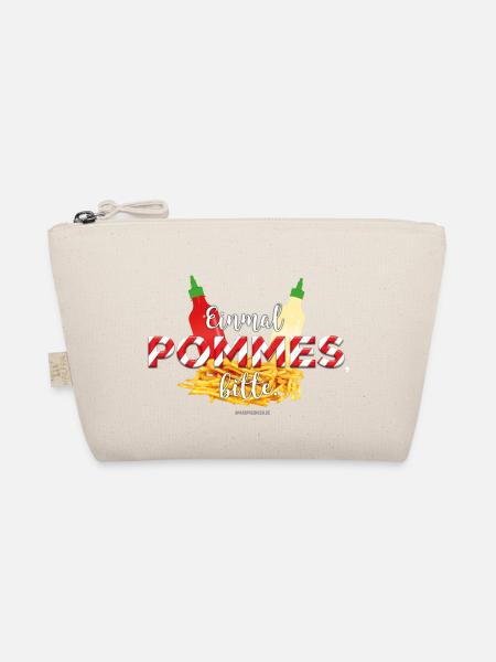 Pommes Schranke T-Shirt Design - Bio-Täschchen - Natur