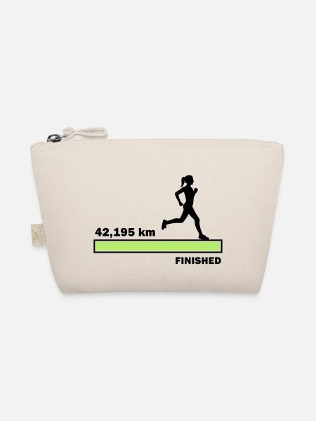 42.195 km finished - Organic Pouch - nature - Front