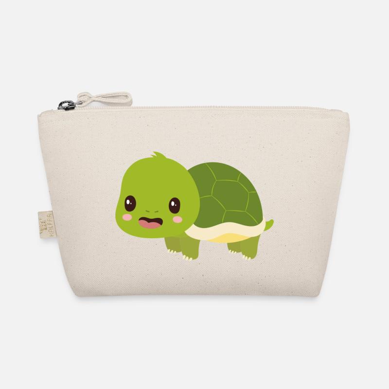 Schildkröte - Bio-Täschchen - Natur
