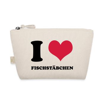 I Love Fischstäbchen - Bio-Täschchen - Natur - Vorne