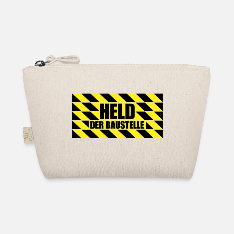 Held der Baustelle! | Bauarbeiter Geschenkidee Bio-Täschchen