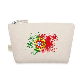 Portugal flag paint spot blob splatter blob - Organic Pouch - nature - Front