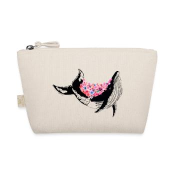 Baleine avec des fleurs - Trousse biologique - nature - Devant