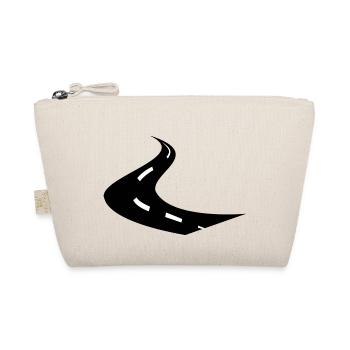 Strasse Weg Geschenk - Bio-Täschchen - Natur - Vorne