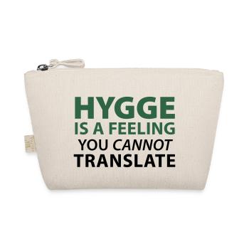 Hygge is a Feeling Glücksgefühl zufrieden positiv - Trousse biologique - nature - Devant