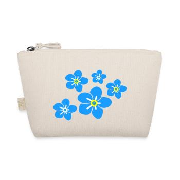 Forget me not flower2 - Organic Pouch - nature - Front