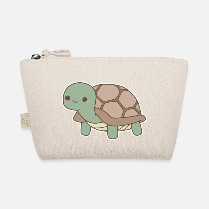 Schildkröte - Bio-Täschchen - Natur