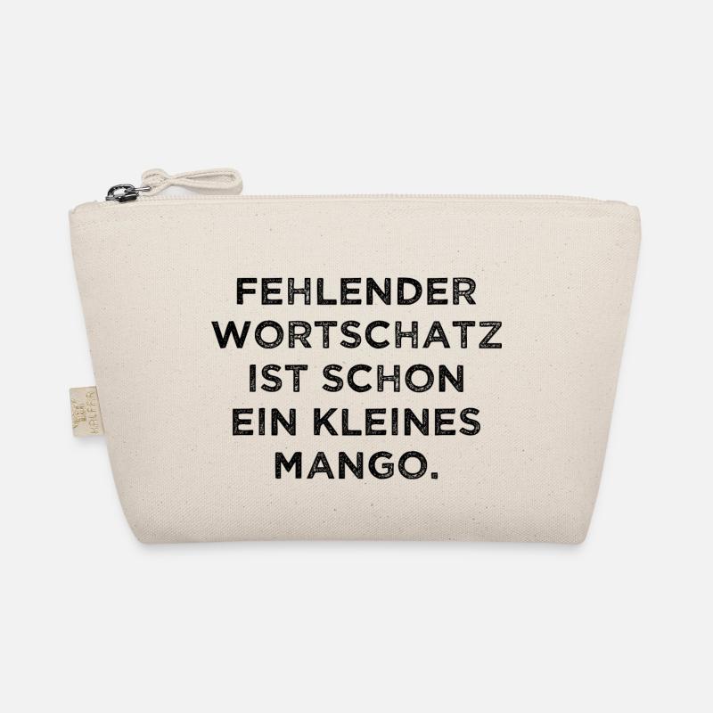 Fehlender Wortschatz Ist Schon Ein Kleines Mango Bio-Täschchen