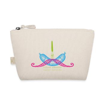 Hipster Bartwurst Neon - Bio-Täschchen - Natur - Vorne