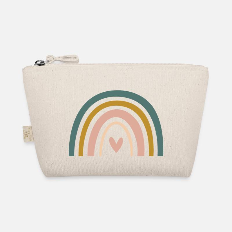 Rainbow design Organic Pouch