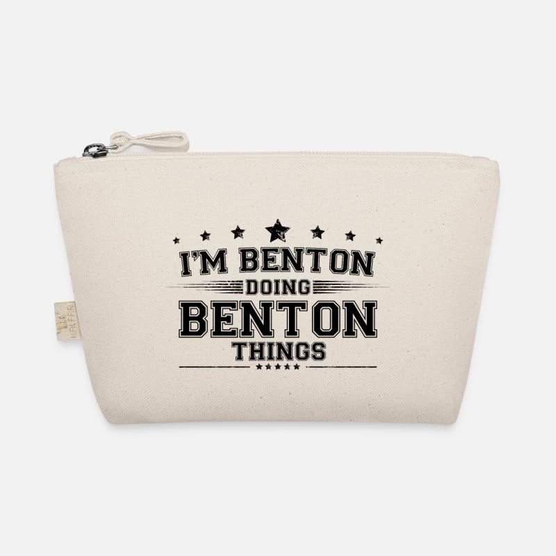 Ich bin Benton, der Benton Dinge macht Bio-Täschchen