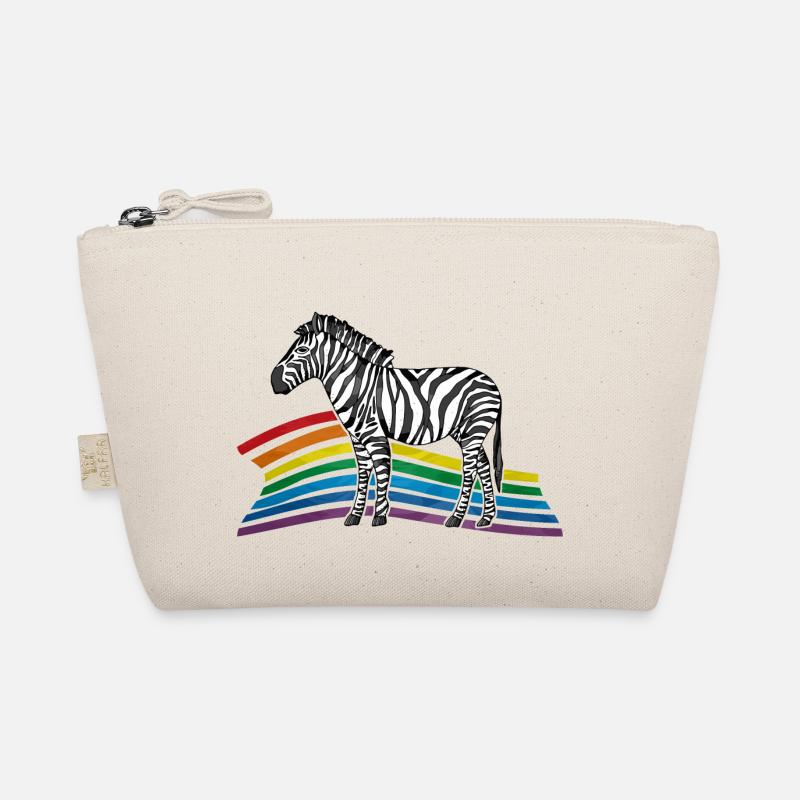 Zebra - Bio-Täschchen - Natur