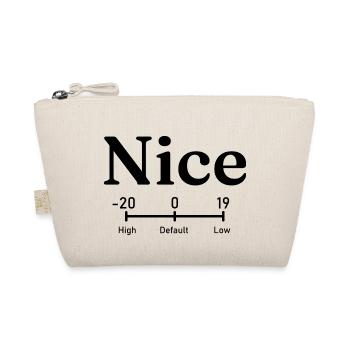 Nice | linux process priority command - Organic Pouch - nature - Front