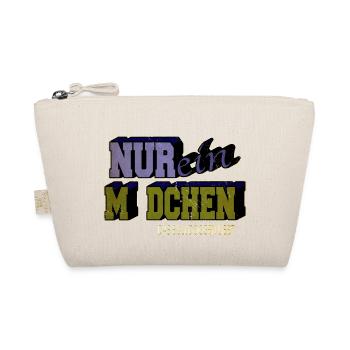 geek cool lieben geschenkidee lieblingshund boxer - Bio-Täschchen - Natur - Vorne