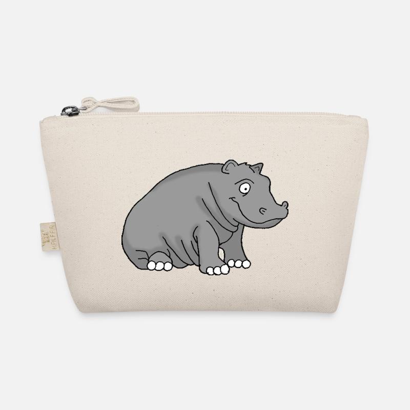 Hippopotamus - Organic Pouch - nature