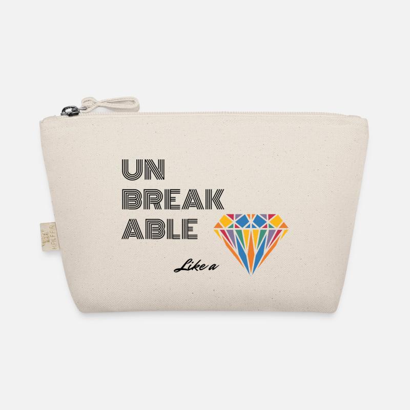 UNBREAKABLE DIAMOND - Bio-Täschchen - Natur