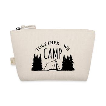 Together we camp - Camping Trees Forest Mountains - Organic Pouch - nature - Front