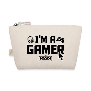 I'm A Gamer Video Game Player Gaming Nerd Geek Pc - Bio-Täschchen - Natur - Vorne