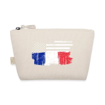 Brush Flag Fusion Stars and Tricolour - Organic Pouch - nature - Front