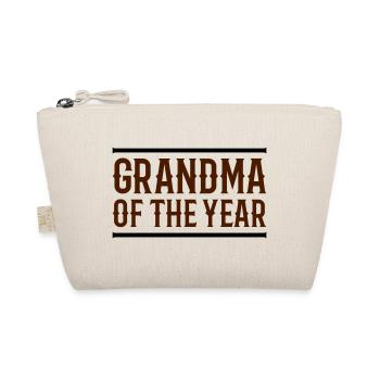 Grandma of the year (lines) - Organic Pouch - nature - Front