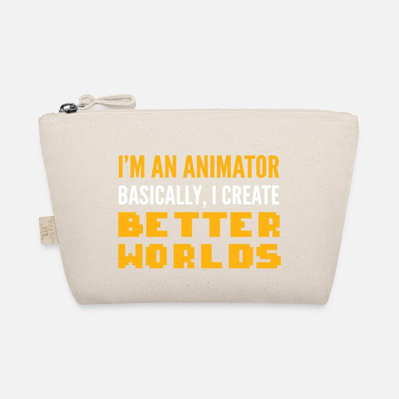 Create Better Worlds Graphic Designer Gift Organic Pouch