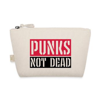 punks not dead Zitat - Bio-Täschchen - Natur - Vorne